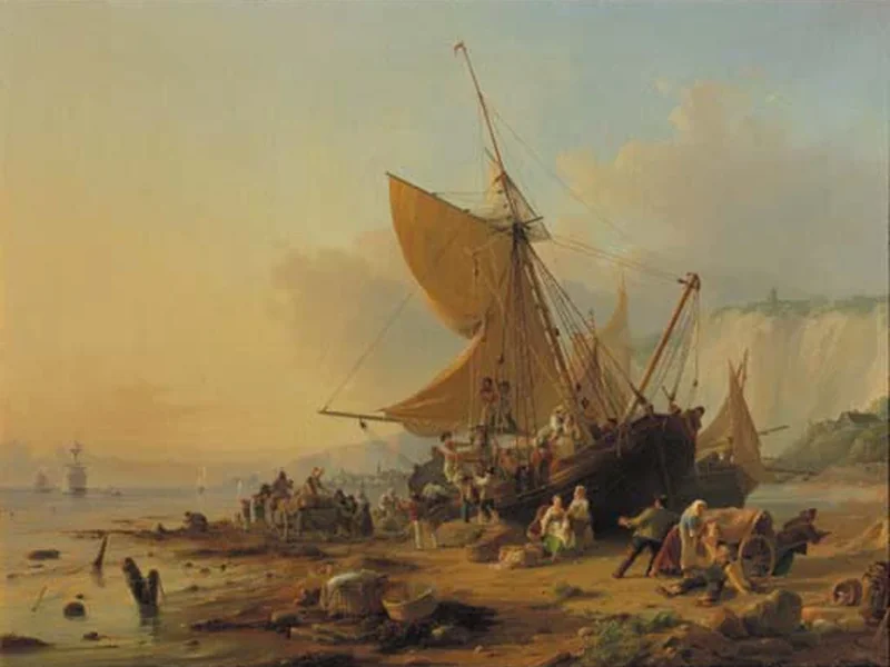 1807-Heinrich Friedrich Tank - Un arrivo accogliente